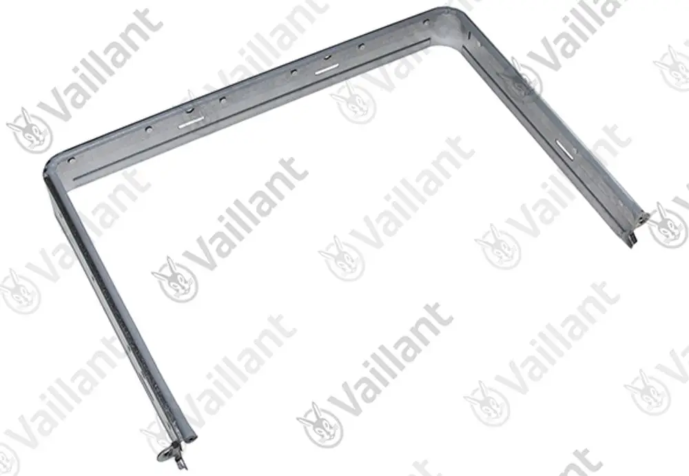 Vaillant Metallrahmen für Heizgeräte, in L-Form mit mehreren Löchern zur Befestigung. Ideal zur Unterstützung von Heiz- oder Kombi-Geräten.